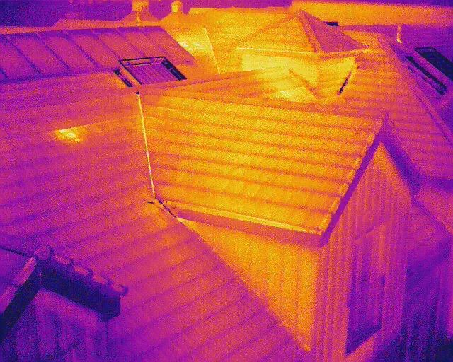 Thermal Imaging Roof Survey Image Folkestone